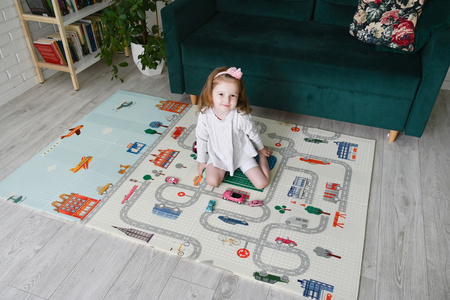 Składana Dwustronna Mata Piankowa XPE 180x120x1