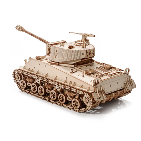 Czołg M4A3E8 Sherman WoT - Drewniane Puzzle 3D Little Story