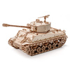 Czołg M4A3E8 Sherman WoT - Drewniane Puzzle 3D Little Story