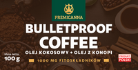 BULLETPROOF CAFE OLEJ KOKOSOWY + OLEJ Z KONOPI do KAWY