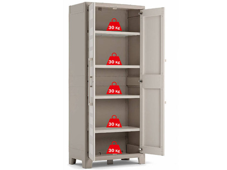 Wodoszczelna szafa wielofunkcyjna KETER KIS GULLIVER High - beżowa