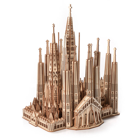 Sagrada Familia - Drewniane Puzzle Model 3D Little Story