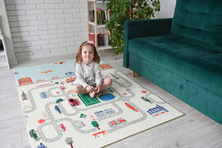 Składana Dwustronna Mata Piankowa XPE 180x120x1