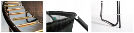 Trampolina Ogrodowa Jumpi 435cm/14FT - Żółta