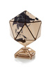 EWA Drewniane Puzzle 3D - Dwudziestościenny Czarny Globus