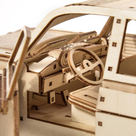 FSO Syrena 105 - Drewniane Puzzle Model 3D Little Story