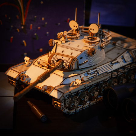 Czołg Leopard 1 WoT - Drewniane Puzzle 3D Little Story