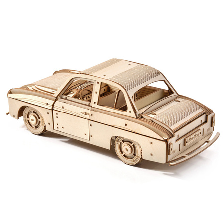 FSO Syrena 105 - Drewniane Puzzle Model 3D Little Story