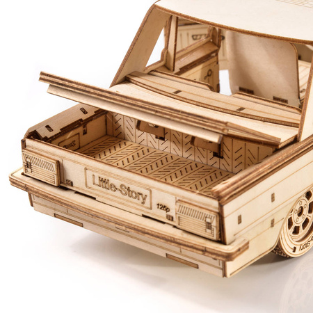 FSO Fiat 125p - Drewniane Puzzle Model 3D Little Story