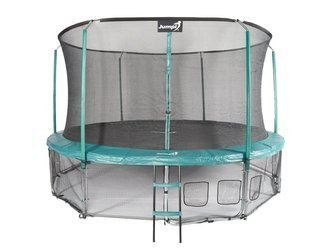 Trampolina Ogrodowa Jumpi 435cm/14FT Maxy Comfort - Zielona