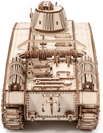 Czołg Char B1 WoT - Drewniane Puzzle 3D Little Story