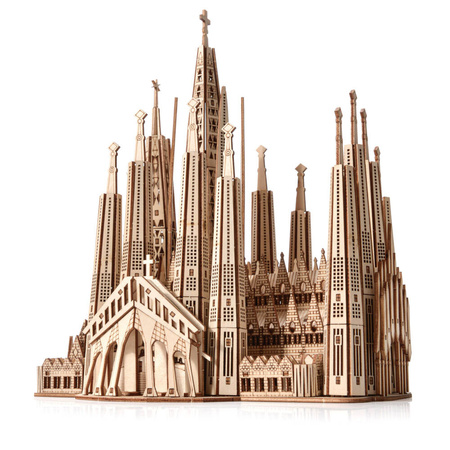 Sagrada Familia - Drewniane Puzzle Model 3D Little Story
