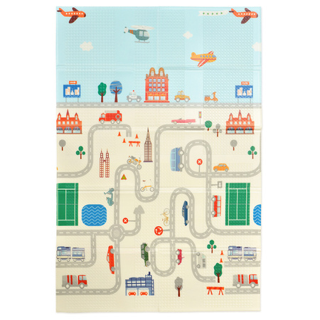 Składana Dwustronna Mata Piankowa XPE 180x120x1