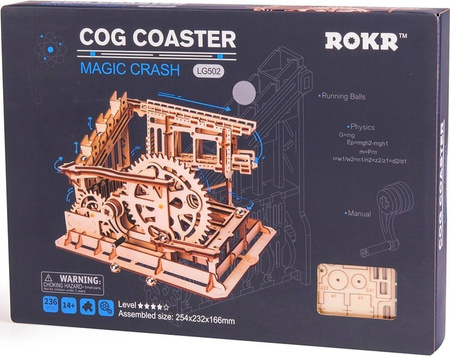 Tor Do Wyścigu Kulek- Drewniane Puzzle 3D ROBOTIME