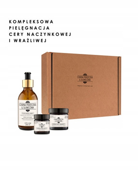 Zestaw - Kompleksowa pielęgnacja do cery naczynkowej i wrażliwej