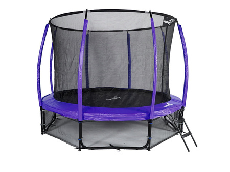 Trampolina Ogrodowa Jumpi 374cm/12FT Maxy Comfort Plus -  Fioletowy