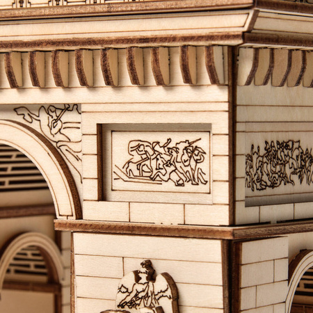 Łuk Triumfalny w Paryżu - Drewniane Puzzle 3D Model