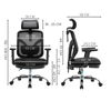 Ergonomiczny Fotel Biurowy ANGEL Obrotowy JOkasta - Pomarańczowy
