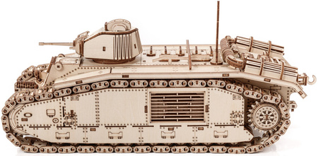 Czołg Char B1 WoT - Drewniane Puzzle 3D Little Story