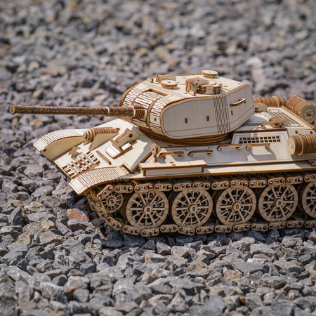Czołg T-34-85 WoT - Drewniane Puzzle 3D Little Story