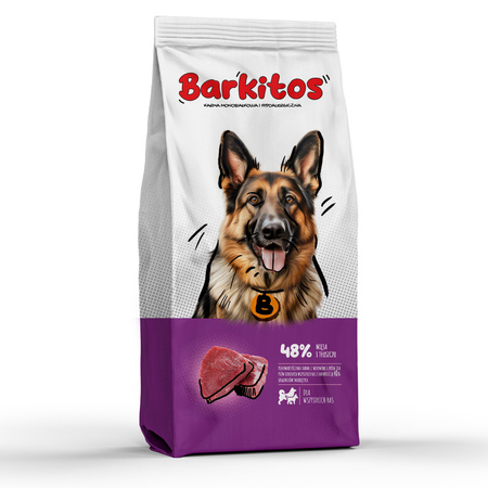 Barkitos wołowina z ryżem 18 kg