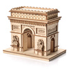 Łuk Triumfalny w Paryżu - Drewniane Puzzle 3D Model