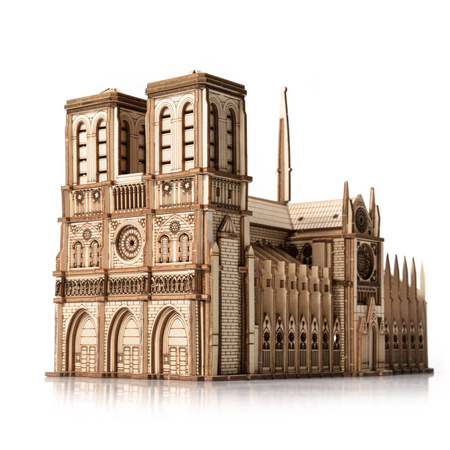 Katedra Notre-Dame - Drewniane Puzzle Model 3D