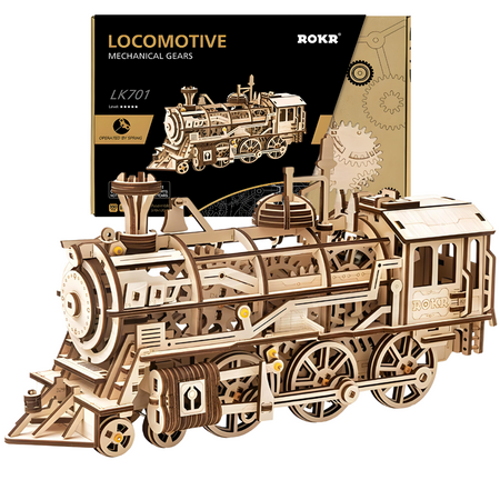 Lokomotywa - Drewniane Puzzle 3D ROBOTIME