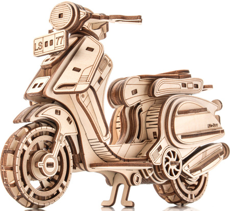 Skuter Sting - Drewniane Puzzle 3D, Model Little Story