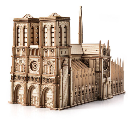 Katedra Notre-Dame - Drewniane Puzzle Model 3D