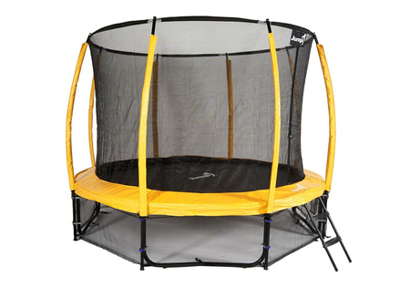 Trampolina Ogrodowa Jumpi 374cm/12FT Maxy Comfort Plus -  Żółty