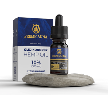 Olejek CBD 10% - naturalny olejek konopny RAW - Full Spectrum | 1000 mg