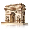 Łuk Triumfalny w Paryżu - Drewniane Puzzle 3D Model