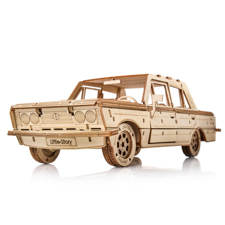 FSO Fiat 125p - Drewniane Puzzle Model 3D Little Story