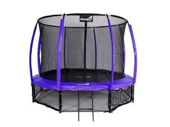 Trampolina Ogrodowa Jumpi 312cm/10FT Maxy Comfort Plus - Fioletowa