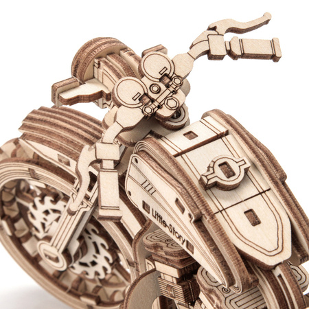 Motocykl Speedtail Model 3D - Drewniane Puzzle Little Story
