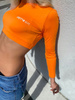 Top Alex Carrieon w kolorze pomarańczowym longsleeve