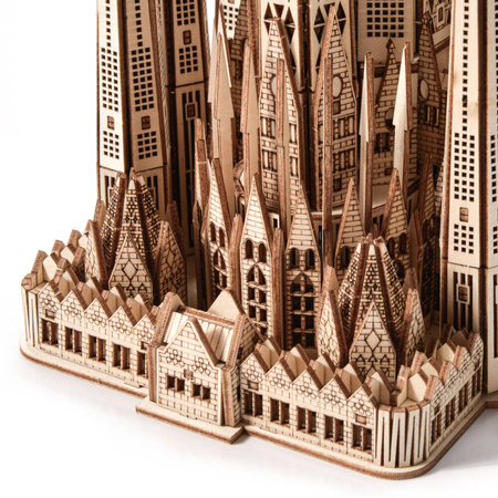 Sagrada Familia - Drewniane Puzzle Model 3D Little Story