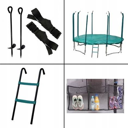 Trampolina Ogrodowa Jumpi 435cm/14FT - Żółta
