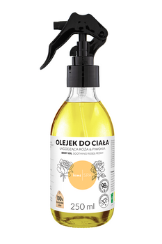 OLEJEK DO CIAŁA łagodząca Róża & Piwonia 250 ml