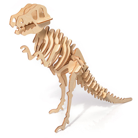 T-Rex - Drewniane Puzzle 3D Little Story  