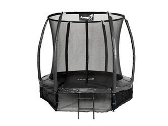 Trampolina Ogrodowa Jumpi 244cm/8FT Maxy Comfort Plus - Czarna